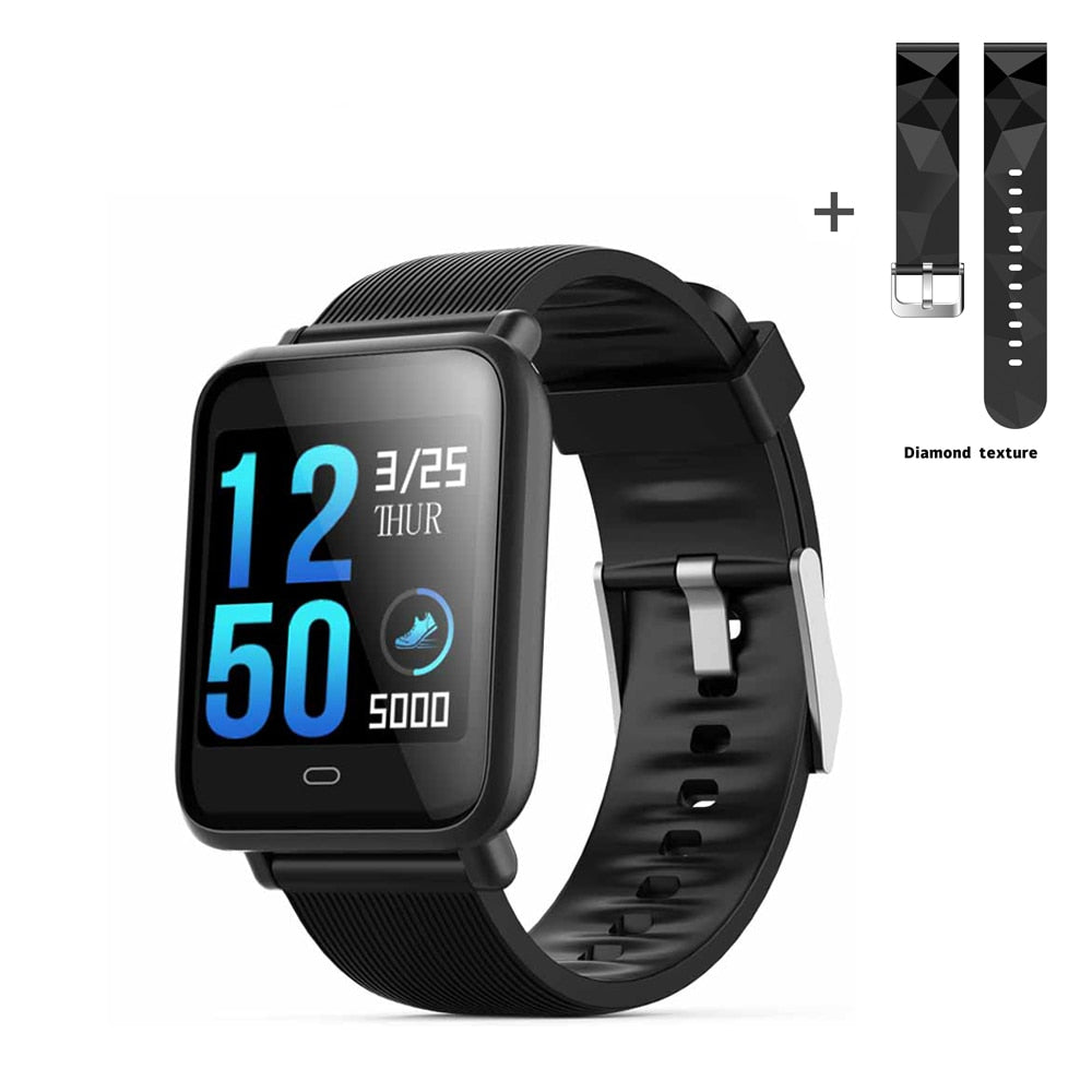Q9 Smart Watch Blood Pressure Heart Rate Monitor IP67 Waterproof Sport Fitness Trakcer Watch Men Women Smartwatch